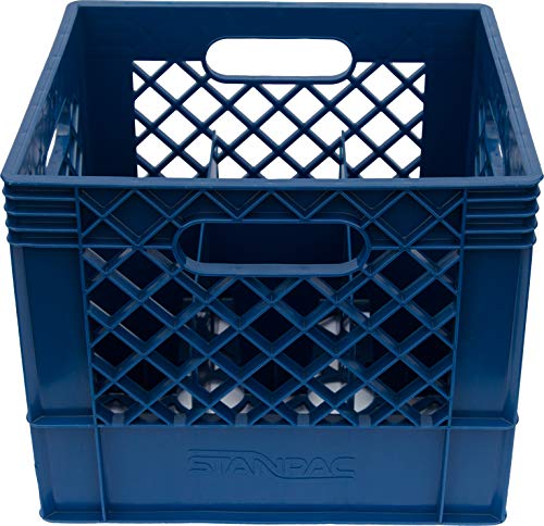 Plastic Crates for Glass Milk Bottles Commercial Duty (2 Qt, 6 cell) - size: 2 Qt, 6 cell