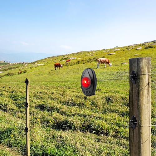 Electric Fence Light Indicator,Fence Alert Electric Fence Checker,Black 5pc - color: Black, size: 5 pcs