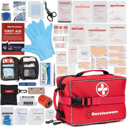 Surviveware Comprehensive Premium Survival First Aid Kit - style: Large