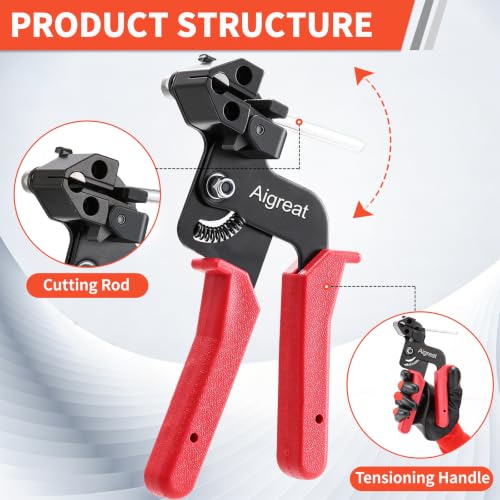 300-Piece Metal Zip Ties Gun Kit,12 Inch 304 Stainless Steel Ties Heavy Duty Outdoor,Adjustable Fastening Cutting Tie Tool for Fence, Chicken Coop,Cables, Pipesas well as Outdoor binding - size: 300PCS