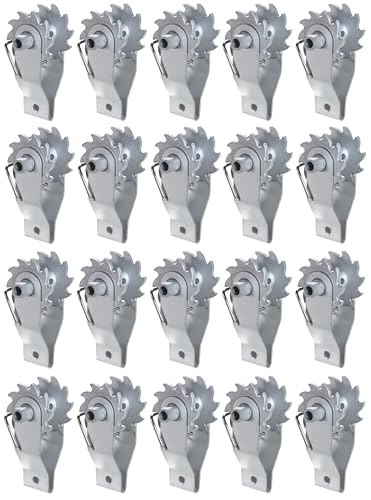 Electric Fence Wire Strainer for Electric Fence, Farm Fence, Heavy Duty Inline Wire Tensioner, Wire Ratchet Tensioner (20 Pack)