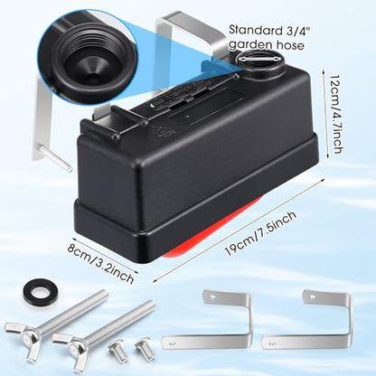Threlaco 3 Pack Float Valve Automatic Water Level Control for Tank,Plastic