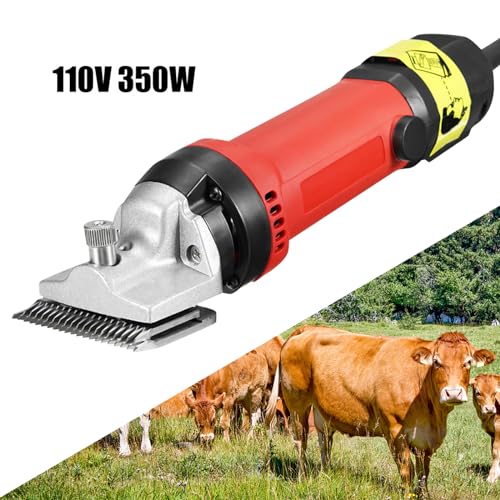 Electric Professional Sheep Shears,High Power Wool Pher,110V,750W,Professional Heavy Duty Shearing Clipper,Animal Shave Grooming, for Shaving Fur Wool in Sheep, Goat,Cattle,Farm Livestock Pet…