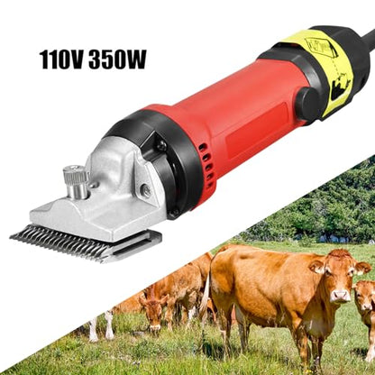 Electric Professional Sheep Shears,High Power Wool Pher,110V,750W,Professional Heavy Duty Shearing Clipper,Animal Shave Grooming, for Shaving Fur Wool in Sheep, Goat,Cattle,Farm Livestock Pet…