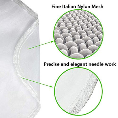 Nut Milk Bag, Pro Quality Multiple Usage Reusable Food Strainer, Cold Brew Coffee Bag Cheese Cloth, Ultra Fine Nylon Mesh Food Grade for Milk, Juice, Coffee, Tea, 12"x12" (2 pack) - color: 2 pack