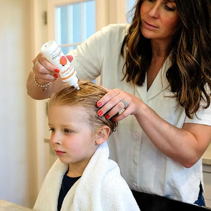 Ladibugs Lice Elimination Mint Serum - Natural Head Lice & Nit Treatment | Highly Effective Head Lice & Nit Fix, Safe Removal for Kids and Entire Family - style: Mint Serum, 4oz