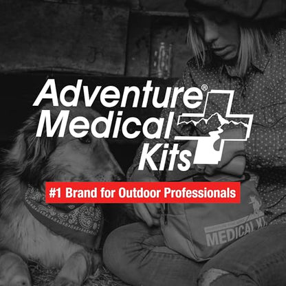 Adventure Medical Kits Trail Dog Medical Kit - Pet First Aid Kit with Dressings, Bandages, Instruction Manual & Tools - Lightweight, Compact Dog Safety Pack