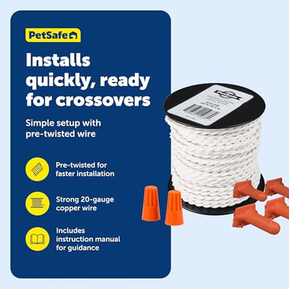 PetSafe Twisted Wire Kit for In-Ground Fence, 20 Gauge, 100 ft