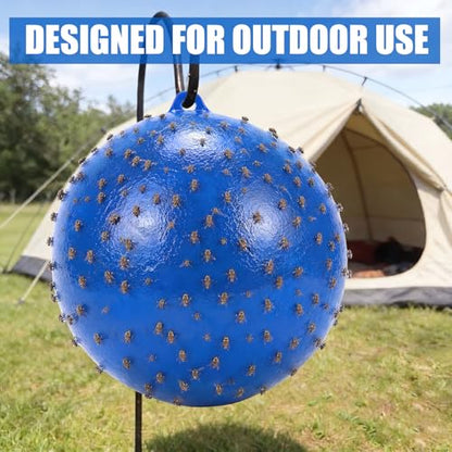 Fly Trap Ball for Horse, Deer, Yellow, Greenhead Flies - color: Deer Fly Ball Trap