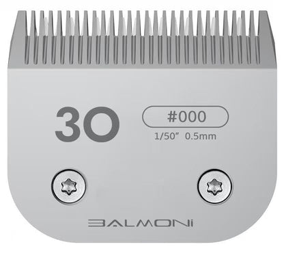 Professional A5#30 Detachable Clipper Blade – 0.5mm (1/50”) – Powder Metallurgy + Titanium-Ceramic, Low-Heat High-Precision – Fits Wahl, Andis, Oster, Heiniger A5 Clippers - size: #30 0.5mm - 1/50"