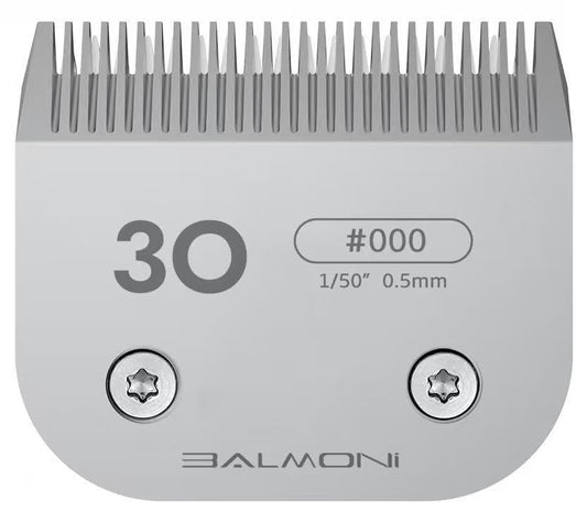 Professional A5#30 Detachable Clipper Blade – 0.5mm (1/50”) – Powder Metallurgy + Titanium-Ceramic, Low-Heat High-Precision – Fits Wahl, Andis, Oster, Heiniger A5 Clippers - size: #30 0.5mm - 1/50"