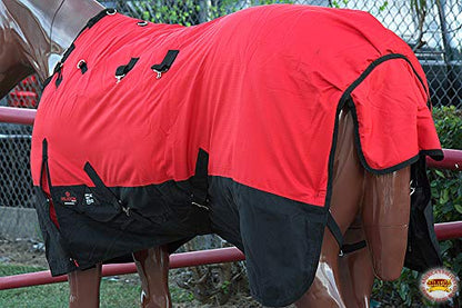 Winter Horse Blanket 600D Waterproof - Hilason Turnout Sheet - size: 78 In