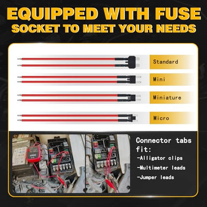 AWBLIN Wire Tracer Automotive Short & Open Finder Circuit Breaker Finder | DC 6-42V Car Broken Wire Detector Tool Electrical Circuit Tester Fault Probe Cable Tracker Auto Wire Locator