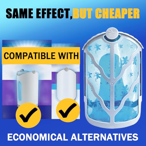 BAIMNOCM 16 Pack Refill Cartridge Compatible with M364 & Max Flying Insect Trap Plug-in Light - style: 16pcs Refill