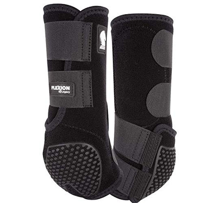 Classic Equine Dyno Turn Bell Boots - color: Black, size: X-Large