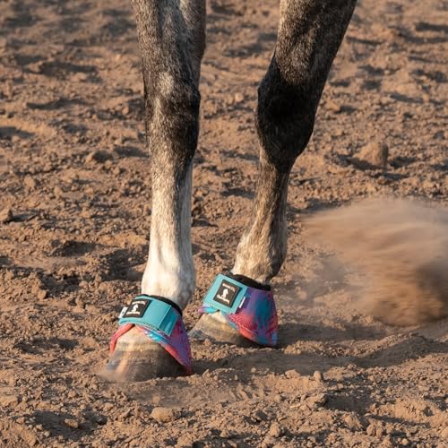 Classic Equine Dyno Turn Bell Boots - color: Beatz, size: Small
