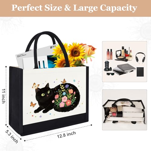 GevGuxLuo Tote Bag for Women Animal Lover Bag Gift for Women - color: Cats