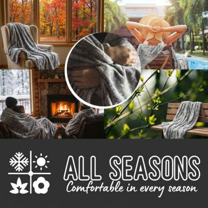 Horse Blanket, Throw Blanket for All Seasons, JUST A Girl WHO Loves Horses