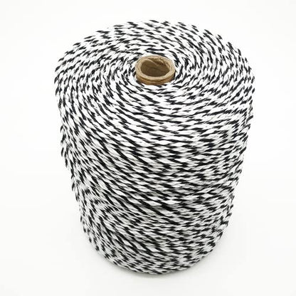 Electric Fencing Polywire 1312 Feet, 400 Meters, 9 Stainless Steel Strands for Excellent Conductivity and Rust Resistance, Portable Electric Fence Rope