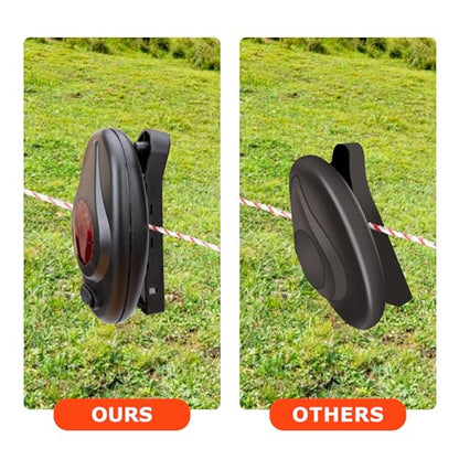 Electric Fence Light Indicator,Fence Alert Electric Fence Checker,Black 5pc - color: Black, size: 5 pcs