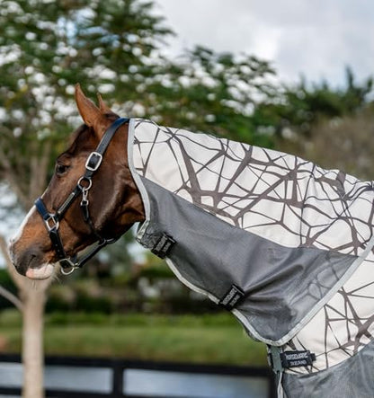 Horseware® Amigo® CamoFly 3-in-1 Plus Fly Sheet - CamoFly Print/Grey, 84 inches - size: 84 inches