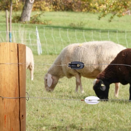 Electric Fence Corner insulators, End Post insulators for Fence 5pcs - size: 5 pcs
