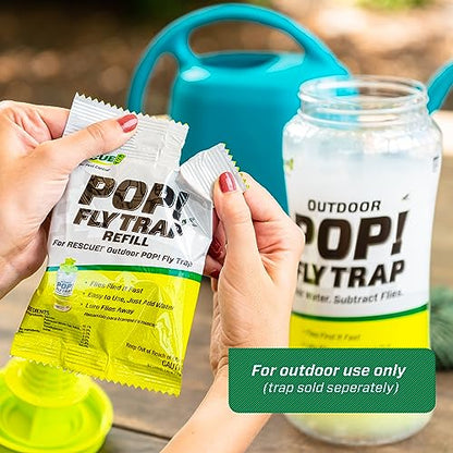 RESCUE! POP! Fly Trap Bait Refill – Outdoor Use - style: Refill