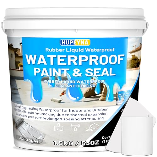 Rubber Liquid Waterproof Sealant, Waterproof Patch Seal Sealer Cloud Gray