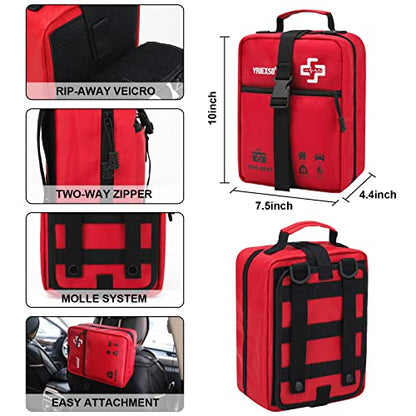 VRIEXSD 400 Piece Large First Aid Kit for Home, Car, Travel, Camping,Sports