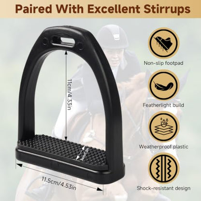 Kids Western Stirrups with Adjustable Nylon Straps