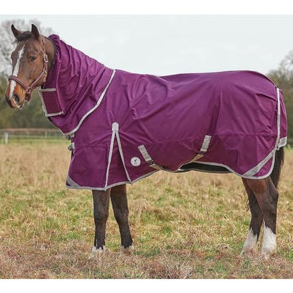 Derby House Elite 1680 Denier with Snuggy Detach-A-Neck Combo Waterproof Turnout Sheet - size: 75