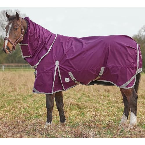 Derby House Elite 1680 Denier with Snuggy Detach-A-Neck Combo Waterproof Turnout Sheet - size: 78