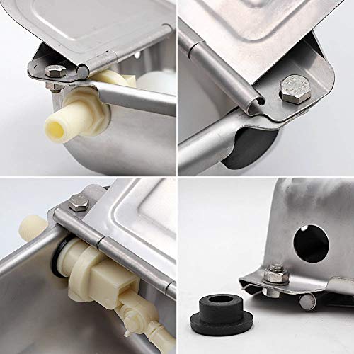 Livestock Water Trough Stainless Steel Automatic Waterer Bowl