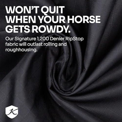Mini Horse Turnout Blanket, 300g Heavyweight Waterproof, 46 in, Navy - color: (Navy), size: 46"