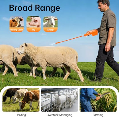 Cattle Prod, Waterproof Electric Livestock Prod, 26in Animal Prod for Farm Ranch Herding and Livestock Management, Livestock Shock Stick