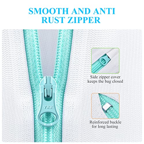 OTraki 20x24 Inch Laundry Bags Mesh Wash Bags 2 Pack Delicates Bag Lingerie Socks Sweater Washing Machine Mesh Laundry Bags for Travel Camping Don't Drying, Melting 140-176℉, White - size: 20 x 24inch