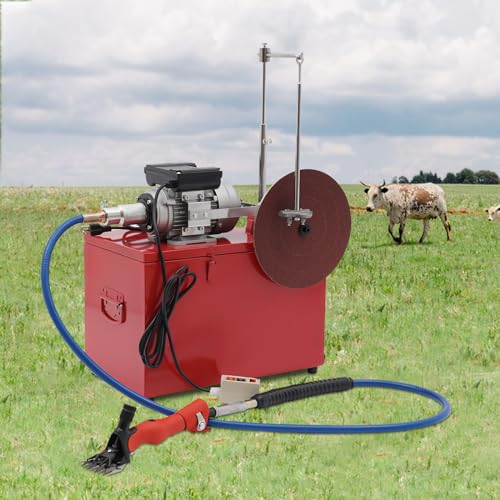 Electric Sheep Shears and Sharpener, 550W 360° Rotate Heavy Duty Sheep Goats Clipper Machine Electric Sheep Clipper Wool Shear Shearing Machine Professional Knife Sharpener Blade Grinding Machine - style: 550W Shear & Sharpener