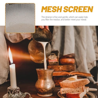 Hemobllo Soybean Milk Container with Strainer Fine Mesh Juice Strainer Pitcher for Tea Nut Milk and Juice Filtering Glass Jug 6.69 X 4.72 X 8.46 in 1 piece