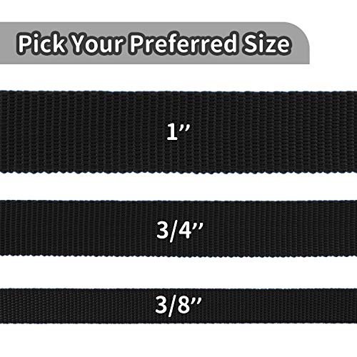 HIKISS Long Dog Leash Obedience Recall Training Agility Lead with Thickening Material for Large Dog - 15ft 20ft 30ft 50ft 100ft Training Leash(Black 15ft) - color: T1:Large Dog Thicken black, size: 15 Feet
