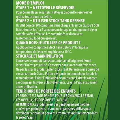 Airmax Stock Tank Defense Livestock Water Trough Cleaner Treatment, 24 Tabs - size: 24 Tablets