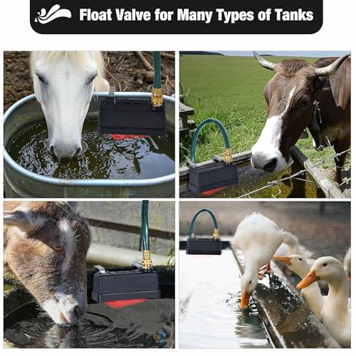 Water Trough Float Valve for Livestock & Stock Tank
