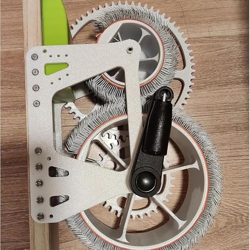 Wool Fiber Drum Carding Machine Manual Wool Combing Machine Sheep Fleece Drum Carder Fast Color Mixing Combing Spinning DIY Craft Make Felt Animals Handmade Enthusiasts