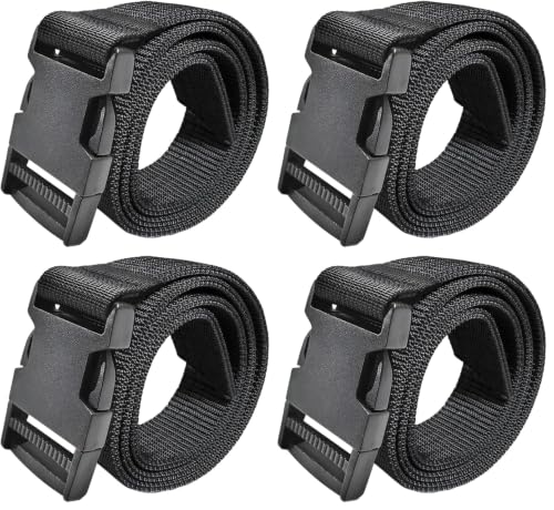 39 Inch Battery Tie Down Strap, Adjustable Nylon Battery Hold Down Strap with Quick Release Buckle, Auto Battery Box Tie Down Straps for Car Truck Boat Trailer Marine (Pack of 4) - size: 39.4 × 1.3 inches (Pack of 4)