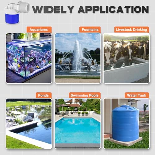 2" Water Float Valve for Water Tank, Water Troughs, Pond, Pool, Livestock - color: 2" Side Inlet