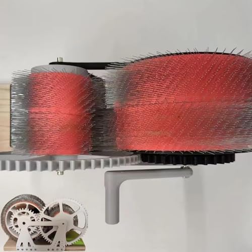 YNBXM Manual Wool Felt Drum Carder, Fast Color Mixing, Hand-Cranked