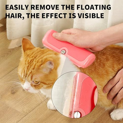 Cat and Dog Deshedding Brush for Shedding, Pink - color: Pink