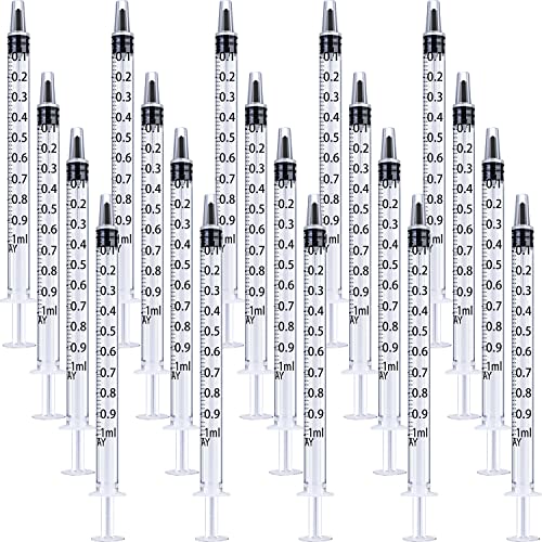 Frienda 20 Packs Syringes Without Needles,1 Ml - size: 1 ml