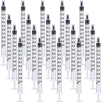 Frienda 20 Packs Syringes Without Needles,1 Ml - size: 1 ml