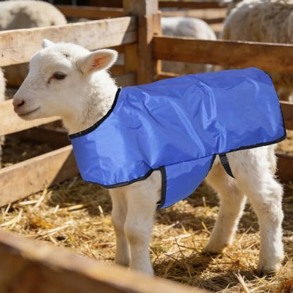 Calf Blanket Goat Coats Winter Jacket Calves Warming Blanket Warm Thickened Waterproof Windproof Calves Livestock Warm Clothes for Goats, Alpacas, Donkeys and Other Livestocks (1)