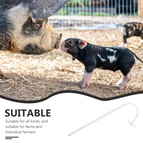 UPKOCH Pig Obstetric Aid Farrowing Rope, Livestock Birthing Assistance Tool, Animal Catching Hook Farm Equipment Care Supplies
